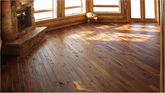 Hand Scraped Ozark Hardwood Flooring