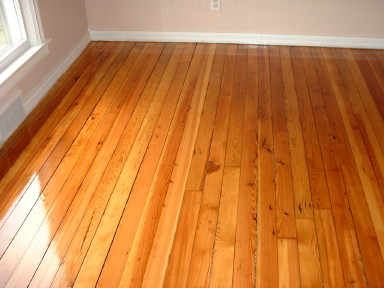 Refinished 60 Year Old Pine Floor Ozark Hardwood Flooring