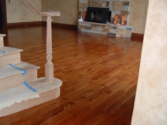 5 Inch Rustic Hand Scraped Cherry Ozark Hardwood Flooring