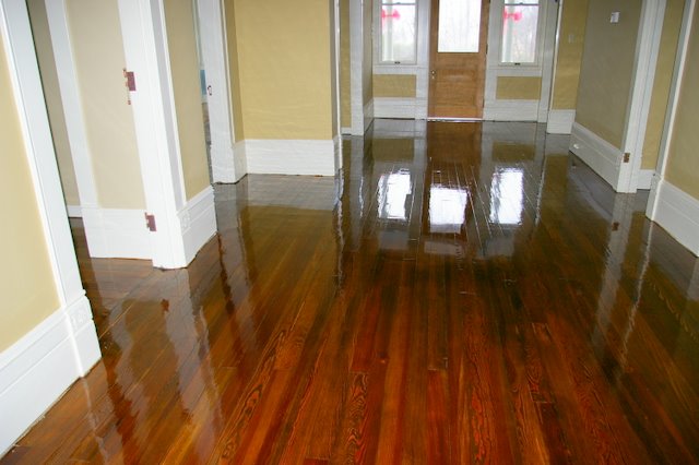 100 Year Old Home Pine Floor Refinish Ozark Hardwood