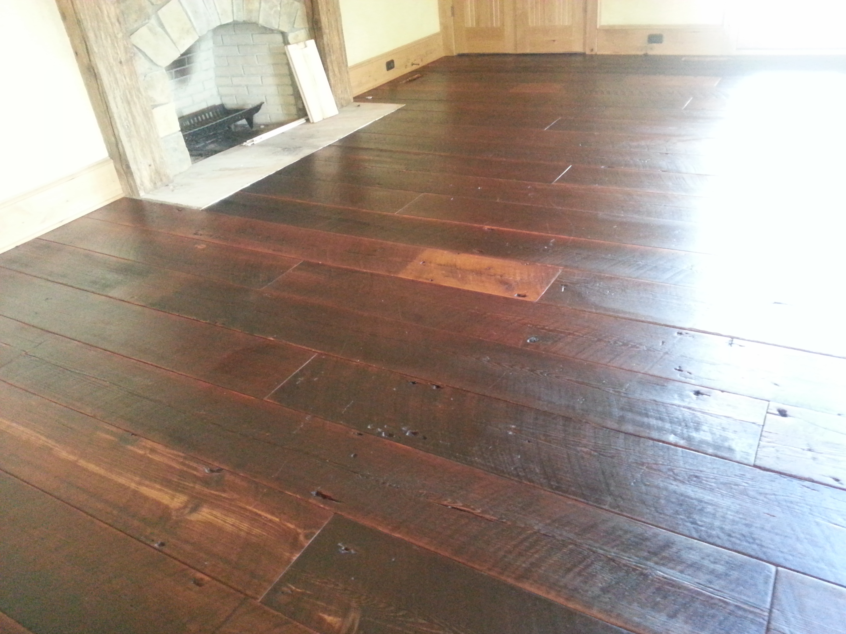 Rustic Sawed Plank Re Claimed Oiled Pine Beauty Ozark Hardwood